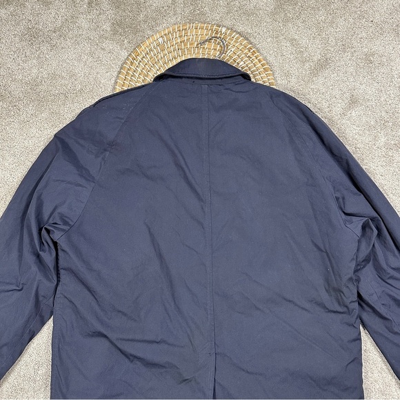 US Air Force All Weather Trench Coat Removable Sherpa Liner in Blue AF 1600 44S - Picture 7 of 16